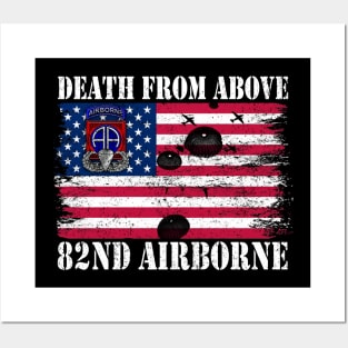 Death From Above 82nd Airborne Division Veteran Posters and Art